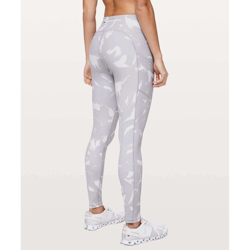 Lululemon Speed Up Tight 28 Full-On Luxtreme Flourish Dash Silver Fox White 6